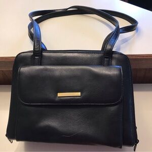 Black Ladies Bag/Purse with Compartments